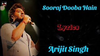 Matlabi Ho Ja Zara MatlabiLyricsArijit Singh  Sooraj Dooba Hain  Full HD Lyrics Song [upl. by Jamilla]