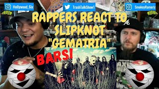 Rappers React To Slipknot quotGematriaquot [upl. by Lleder]