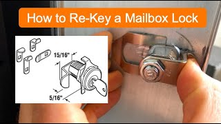 How to Replace a Mailbox Lock [upl. by Maker]