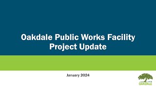 New Public Works Facility Update [upl. by Saretta]