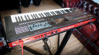 Roland Fantom 6 Synthesizer Unboxing amp Demo [upl. by Candyce]