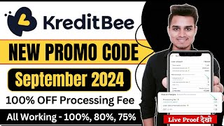 Kreditbee Coupon Code September 2024  Kreditbee Coupon Code For Processing Fee Today  Kreditbee [upl. by Ernaldus763]