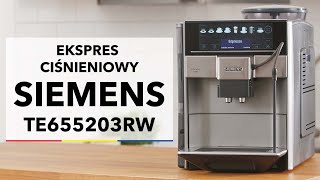 Siemens EQ6 plus s500 TE655203RW  dane techniczne  RTV EURO AGD [upl. by Jeanine80]