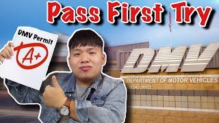 How To Pass Your DMV Written Permit Test 2023 First Try [upl. by Nyliahs]