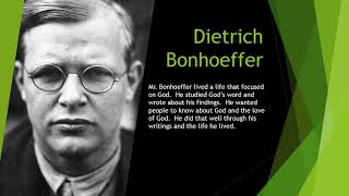 Dietrich Bonhoeffer video [upl. by Schach559]