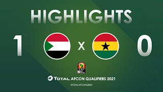 HIGHLIGHTS  Total AFCON Qualifiers 2021  Round 4  Group C Sudan 10 Ghana [upl. by Ayalahs566]