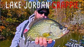 Crappie Fishing Alabamas Lake Jordan [upl. by Ennirac]