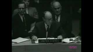 Adlai Stevenson Addresses the United Nations on The quotCuban Missile Crisisquot [upl. by Llib]