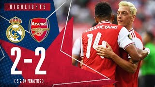 HIGHLIGHTS  Real Madrid 22 Arsenal  32 on penalties  ICC 2019 [upl. by Kelsy]