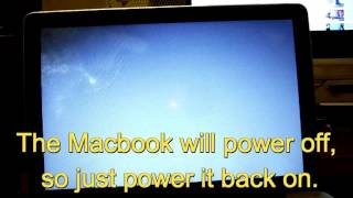 Reset a Macbook A1278 to Factory Settings [upl. by Aneetsirk]