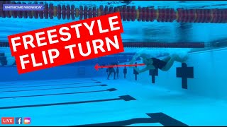 How To Do A Freestyle Flip Turn  5 Step Guide [upl. by Llerret412]