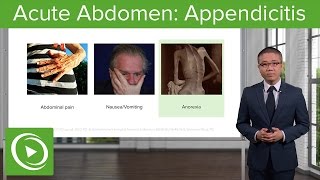 Acute Abdomen Appendicitis – General Surgery  Lecturio [upl. by Grigson34]