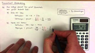 8  Bråk och Procent  Procentuell förändring [upl. by Bozuwa]