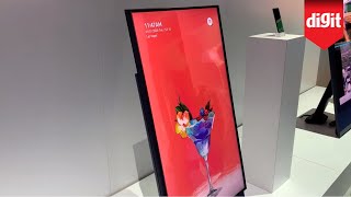 Heres A TV You Can Flip Sideways For Vertical Video Content Samsung Sero TV From CES 2020 [upl. by Stiruc]