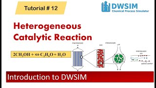 Heterogeneous Catalytic Reaction in DWSIM [upl. by Epuladaugairam]