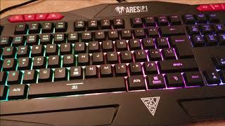 Gamdias Ares P1 RGB Gaming Keyboard Review [upl. by Seuqramed]