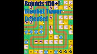 Blooket Tower Defense Strategy Rounds 150 [upl. by Almond125]