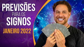 PREVISÕES PARA JANEIRO 2022  SIGNOS E TAROT [upl. by Tigges]