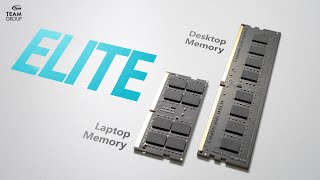 ELITE Series memory module  TEAMGROUP [upl. by Skip]