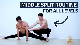 Middle Split Mobility Routine  Full Tutorial with Tom Merrick [upl. by Einnos]