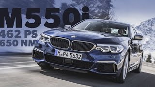 BMW M550i xDrive  Motor Fahrwerk amp Sound [upl. by Enahpad]