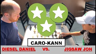 Diesel Daniel vs Jigsaw Jon Game 2  BOTVINNIKCARLS DEFENSE [upl. by Wiseman]