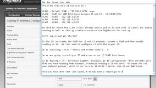 EdgeSwitch Configuration  VLANs VLAN Routing Routing  Part 1  EdgeSwitch Configuration [upl. by Ciel398]