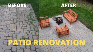 DIY Patio Renovation Using Polymeric Sand [upl. by Ayk]