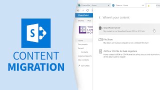 SharePoint Tutorial  Content MIGRATION [upl. by Georgianna]