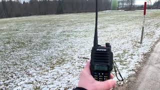 Baofeng UV 9R Plus VHF Reception [upl. by Us]