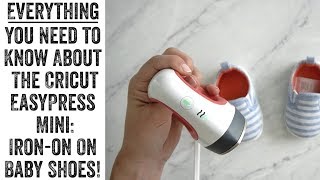 Cricut EasyPress Mini Everything You Need to Know About Applying IronOn HTV On Shoes [upl. by Tra163]