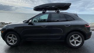 Porsche Macan Thule Wingbar Evo and Motion XT XL install [upl. by Nsaj]