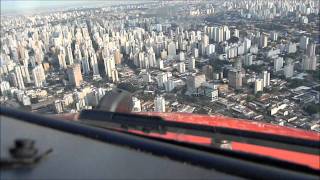 Landing in Congonhas Airport  SBSPCGH [upl. by Oidivo]