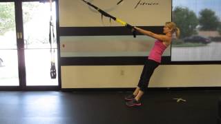 TRX Squat  Bicep Curl by Rebecca Blankfield [upl. by Ilocin940]