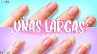 COMO HACER CRECER LAS UÑAS EN 1 SEMANA ❤️UÑAS LARGAS Y FUERTES [upl. by Ledua]