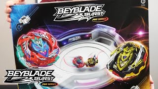 Beyblade Burst Pro Series ELITE CHAMPIONS PRO SET Unboxing amp Test Battles [upl. by Un489]