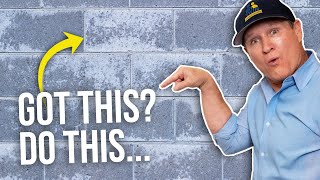 How to Remove Efflorescence on Concrete  Old Damp Wall TREATMENT  Twin Plumbing [upl. by Elletnuahc872]