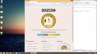 Dogecoin Mining Tutorial  Fast and Easy [upl. by Najed936]