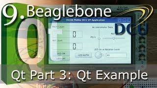 Beaglebone Example Qt Embedded Linux Application [upl. by Ceil]