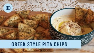 Greek Style Pita Chips Recipe [upl. by Magdalen72]