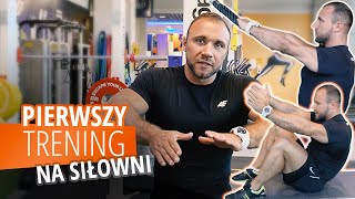 PIERWSZY TRENING NA SIŁOWNI [upl. by Nathanson]