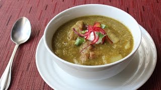 Chili Verde Recipe  Easy Pork amp Tomatillo Stew  How to Make Green Chili [upl. by Aisela]