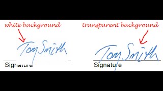 How To Make A Transparent PDF Signature Stamp [upl. by Cam]