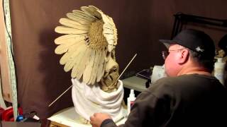 Sculpture Tutorial  Using a Fabric Stiffener [upl. by Nnav]