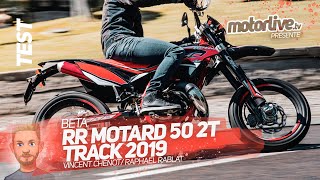 BETA RR MOTARD 50 2T TRACK  TEST MOTORLIVE [upl. by Mckee287]