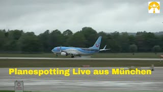 Planespotting LIVE von der Nordbahn am Airport München MUC [upl. by Justin973]