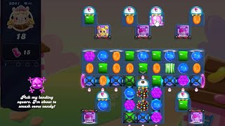 Candy Crush Saga LEVEL 8041 NO BOOSTERS new version [upl. by Tarttan47]