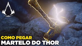 COMO PEGAR O LENDÁRIO MARTELO DO THOR MJOLNIR  Assassins Creed Valhalla [upl. by Ivanah]