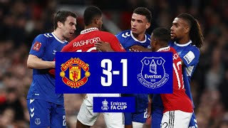 MAN UNITED 31 EVERTON  FA Cup highlights [upl. by Brod]