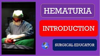 HEMATURIA  INTRODUCTION [upl. by Aihseyt]